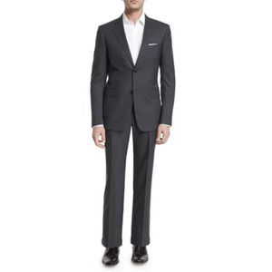 New Gucci Wool 2pc Suit Size 50 with Gucci Garment Bag